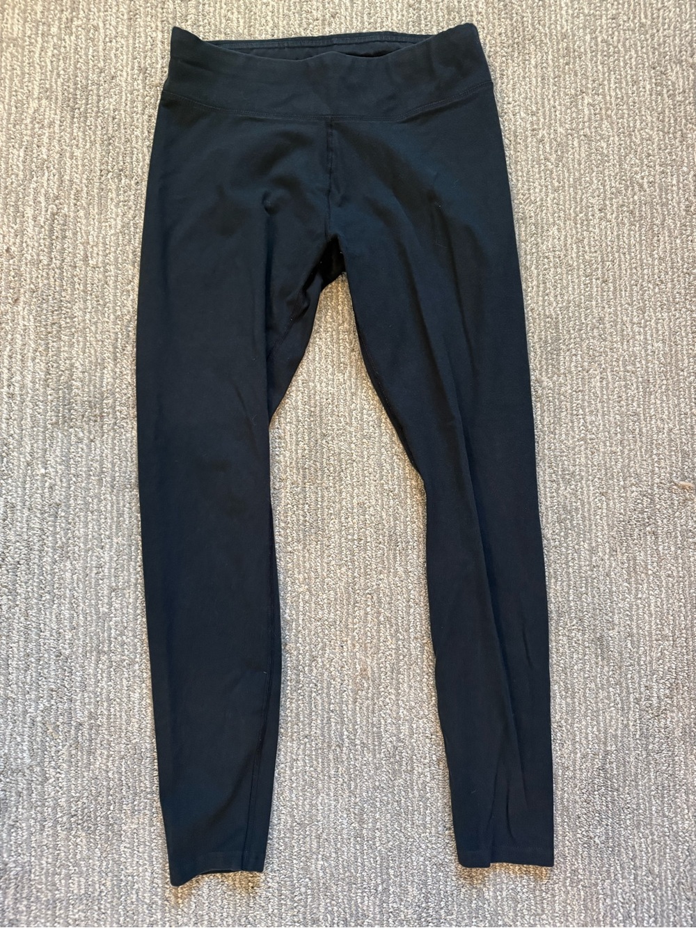 PACT Organic Cotton High Waisted Black Leggings Women's Medium